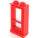 LEGO Red Classic Door 1 x 2 x 3 Right with Open Stud with Hole