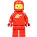 LEGO Rød Classic Rumfart Astronaut Minifigur