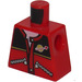 LEGO Red Classic Space Jacket Torso Without Arms (973)