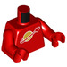 LEGO Red Classic Spaceman Red (New Moulds) Minifig Torso (973 / 76382)