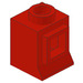 LEGO Rood Classic Venster 1 x 1 x 1 (Geen Glas)