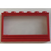 LEGO Red Classic Window 1 x 6 x 3 with Fixed Glass