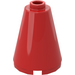 LEGO Red Cone 2 x 2 x 2 (Safety Stud)