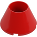 LEGO Red Cone 4 x 4 x 2 Hollow (4742)