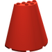 LEGO Red Cone 8 x 4 x 6 Half (47543 / 48310)