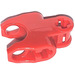 LEGO Red Connector 2 x 3 with Ball Socket and Smooth Sides and Sharp Edges and Open Axle Holes (89652)