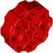 LEGO Rood Connector Ronde met Pin en As Gaten (31511 / 98585)