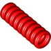 LEGO rouge Corrugated Tuyau 2.4 cm (3 Goujons) (21164 / 23001)