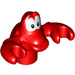 LEGO rot Krabbe mit Groß Weiß Augen (19642 / 36960)