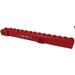 LEGO Red Crane Arm Outside with Pegholes with 7945 and Fire Logo Sticker (57779)