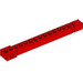 LEGO Red Crane Arm Outside with Pins (2350 / 47643)