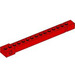 LEGO Red Crane Arm Outside with Pins (2350 / 47643)