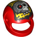 LEGO Red Crash Helmet with Red Eye Skull (2446 / 99528)