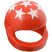 LEGO Red Crash Helmet with White Stars (2446 / 81882)