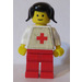 LEGO Rouge Traverser Médecin Town Minifigurine