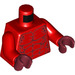 LEGO rouge Crust Smasher - sans Armor (30374) Minifig Torse (973 / 76382)