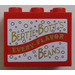 LEGO Rood Kast 2 x 3 x 2 met &quot;BERTIE BOTT&#039;S EVERY-FLAVOR BEANS&quot; Sticker met volle noppen (92410)