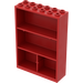 LEGO Red Cupboard 2 x 6 x 7 Fabuland