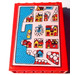 LEGO Red Cupboard 2 x 6 x 7 Fabuland with Map Sticker