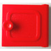 LEGO Red Cupboard Door 2 x 6 x 7 Small