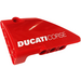 LEGO Red Curved Panel 13 Left with &#039;DUCATICORSE&#039; Sticker (64394)