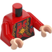 LEGO Red Dani Dennison Minifig Torso (973 / 76382)