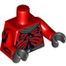 LEGO Rood Darth Maul met Mechanisch Poten Torso (973 / 88585)