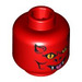 LEGO Red Devil Head (Safety Stud) (3626 / 87388)