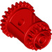 LEGO Rood Differential Tandwiel Casing (6573)
