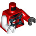 LEGO Red Digi Kai Minifig Torso (973 / 76382)