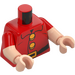 LEGO Red Doc Minifig Torso (973 / 78568)