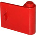 LEGO Red Door 1 x 3 x 2 Right with Thin Handle