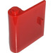 LEGO Red Door 1 x 3 x 3 Left with Solid Hinge (3191 / 3193)