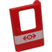 LEGO Rojo Puerta 1 x 4 x 5 Tren Derecha con Railway Symbol (4182)