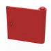 LEGO Rosso Porta 1 x 5 x 4 Destra con maniglia spessa (3194)