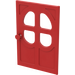 LEGO Red Door 2 x 6 x 7 with Four Panes (4072)