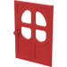 LEGO Red Door 2 x 6 x 7 with Four Panes (4072)