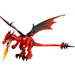 LEGO Rood Dragon with Red Head