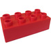 LEGO rouge Duplo Brique 2 x 4 (3011 / 31459)