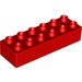LEGO Rood Duplo Steen 2 x 6 (2300)