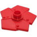 LEGO rouge Duplo Fleur avec Plates (44519)