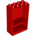 LEGO Red Duplo Frame 4 x 2 x 5 with Shelf (27395)