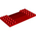 LEGO rouge Duplo assiette 6 x 12 avec Ramps (95463)