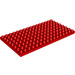 LEGO rouge Duplo assiette 8 x 16 (6490 / 61310)