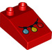LEGO rouge Duplo Pente 2 x 3 22° avec Trois Multicolored Lights (35114 / 36623)