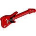 LEGO Rood Electric Guitar met Zwart (11640 / 22379)
