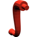 LEGO rouge Elephant Trunk avec extrémité courte (28959 / 43892)