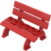 LEGO Rood Fabuland Bench Stoel (2041)