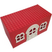 LEGO Red Fabuland House Block with White Door and Windows