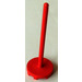 LEGO Red Fabuland Umbrella Stand with Round Base